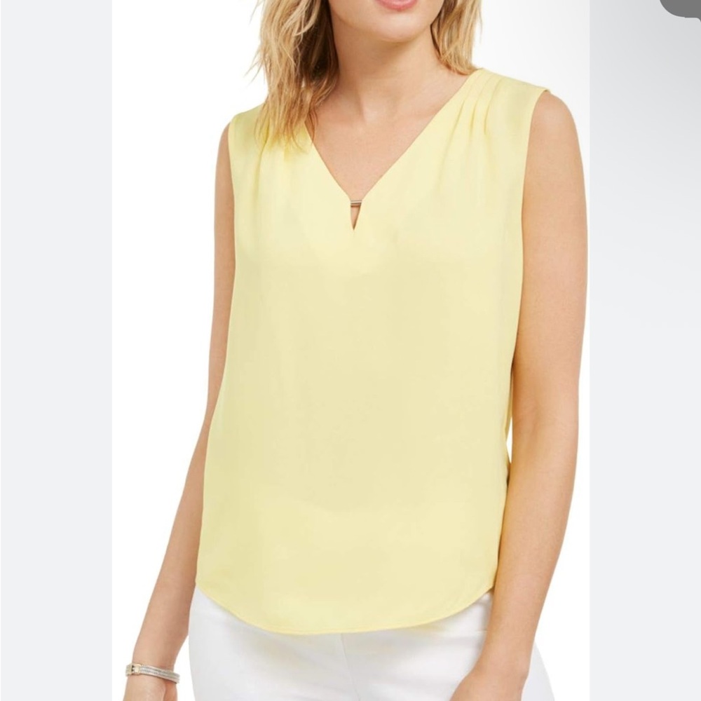 Kasper Sunburst Yellow Blouse Small